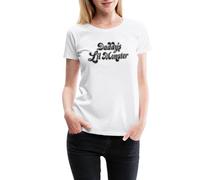 Spreadshirt Harley Quinn Daddy's Lil Monster Frauen Premium T-Shirt, XXL, Weiß