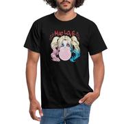Spreadshirt Harley Quinn Mad Love Bubblegum Männer T-Shirt, XL, Schwarz