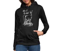 Spreadshirt Harry Potter After All This Time Always Damen Hoodie, L, Schwarz