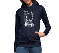 Spreadshirt Harry Potter After All This Time Always Damen Hoodie, M, Navy