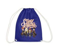 Spreadshirt Harry Potter Animierte Charaktere Stand Together Turnbeutel, One Size, Königsblau