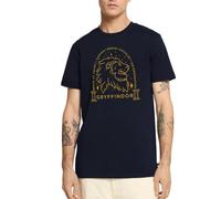 Spreadshirt Harry Potter Gryffindor Löwe Männer Premium T-Shirt, 3XL, Navy