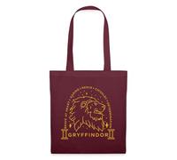 Spreadshirt Harry Potter Gryffindor Löwe Stoffbeutel, One size, Burgunderrot