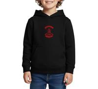 Spreadshirt Harry Potter Gryffindor Quidditch Team Captain Kinder Premium Hoodie, 98/104 (2 Jahre), Schwarz