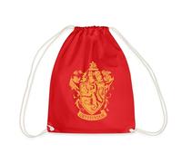 Spreadshirt Harry Potter Haus Gryffindor Wappen Logo Turnbeutel, One size, Rot