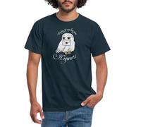 Spreadshirt Harry Potter Hedwig Brief Männer T-Shirt, S, Navy