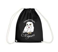 Spreadshirt Harry Potter Hedwig Brief Turnbeutel, One size, Schwarz