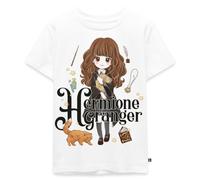 Spreadshirt Harry Potter Hermine Granger Chibi Kinder Premium T-Shirt, 98/104 (2 Jahre), Weiß