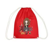 Spreadshirt Harry Potter Hermine Granger Chibi Turnbeutel, One size, Rot