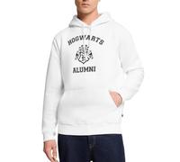 Spreadshirt Harry Potter Hogwarts Alumni Herren Premium Hoodie, M, Weiß