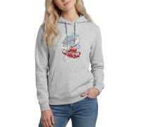 Spreadshirt Harry Potter Hogwarts Express Damen Hoodie, S, Hellgrau meliert