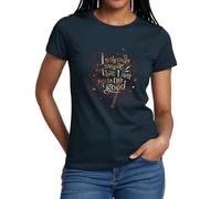 Spreadshirt Harry Potter I Solemnly Swear Spruch Frauen T-Shirt, M, Navy