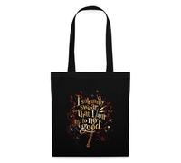 Spreadshirt Harry Potter I Solemnly Swear Spruch Stoffbeutel, One size, Schwarz