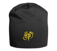 Spreadshirt Harry Potter kleines Logo Stick Jersey-Beanie, One Size, Schwarz