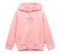 Spreadshirt Harry Potter Ollivanders Geschäft Grünes Logo Kinder Premium Hoodie, 146/152 (10 Jahre), Rosa