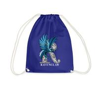 Spreadshirt Harry Potter Ravenclaw Silver Monochrom Turnbeutel, One size, Königsblau