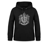 Spreadshirt Harry Potter Slytherin Banner Wappen Frauen Hoodie, S, Schwarz