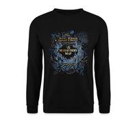 Spreadshirt Harry Potter The Marauder's Map Unisex Pullover, XL, Schwarz