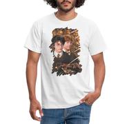 Spreadshirt Harry Potter Ugly Christmas Harry & Ron Männer T-Shirt, 3XL, Weiß