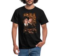 Spreadshirt Harry Potter Ugly Christmas Harry & Ron Männer T-Shirt, XL, Schwarz