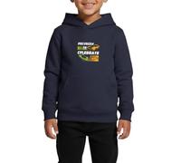Spreadshirt Hot Wheels Geburtstagsdesign Ready to Celebrate Kinder Premium Hoodie, 122/128 (6 Jahre), Navy
