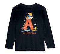 Spreadshirt Leo Lausemaus Kindergarten Alphabet Kinder Premium Langarmshirt