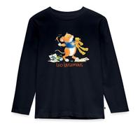 Spreadshirt Leo Lausemaus Malen mit Teddy Kinder Premium Langarmshirt