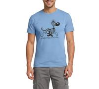 Spreadshirt Lucky Luke Rantanplan Design Männer T-Shirt, L, Carolina Blue