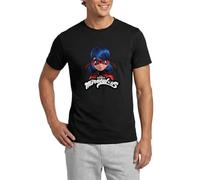 Spreadshirt Miraculous Ladybug Mit Logo Männer T-Shirt, 3XL, Schwarz