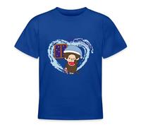 Spreadshirt Monchhichi Verschlafen Mit Schlafmütze Teenager T-Shirt, 152/164 (12-14 Jahre), Royalblau