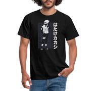 Spreadshirt Naruto Cooles Design Mit Kakashi Männer T-Shirt, 3XL, Schwarz