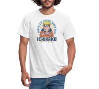 Spreadshirt Naruto Ichiraku Hidden Leaf Village Ramen Shop Männer T-Shirt, M, Weiß