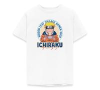 Spreadshirt Naruto Ichiraku Hidden Leaf Village Ramen Shop Teenager T-Shirt, 152/164 (12-14 Jahre), Weiß