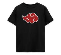 Spreadshirt Naruto Shippuden Akatsuki-Wolke Teenager T-Shirt, 152/164 (12-14 Jahre), Schwarz