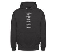 Spreadshirt Naruto Shippuden Anti-Symbole Der Akatsuki Unisex Hoodie