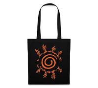 Spreadshirt Naruto Shippuden Symbol Hakke No Fuuin Shiki Stoffbeutel, One size, Schwarz