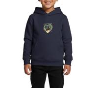 Spreadshirt Ostwind Der Große Orkan EIN Herz Für Pferde Kinder Premium Hoodie, 122/128 (6 Jahre), Navy
