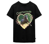Spreadshirt Ostwind Der Große Orkan EIN Herz Für Pferde Teenager Premium T-Shirt, 158/164 (12 Jahre), Schwarz