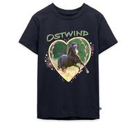 Spreadshirt Ostwind Der Große Orkan EIN Herz Für Pferde Teenager Premium T-Shirt, 158/164 (12 Jahre), Navy