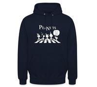 Spreadshirt Peanuts Snoopy, Charlie, Stella & Lucy Geburtstag Unisex Hoodie, XL, Navy