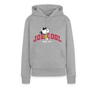 Spreadshirt Peanuts Snoopy Joe Cool Sonnenbrille Damen Premium Hoodie, S, Grau meliert
