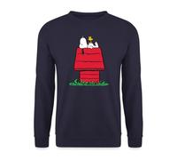 Spreadshirt Peanuts Snoopy Und Die Hundehütte Unisex Pullover