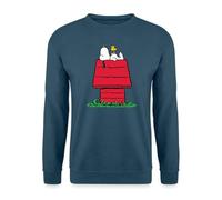 Spreadshirt Peanuts Snoopy Und Die Hundehütte Unisex Pullover