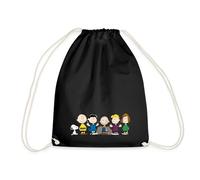 Spreadshirt Peanuts Snoopy Und Seine Freunde Turnbeutel, One size, Schwarz