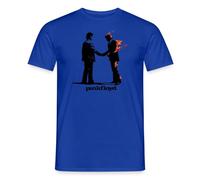 Spreadshirt Pink Floyd Album Cover Und Logo Männer T-Shirt, S, Dunkelblau