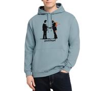 Spreadshirt Pink Floyd Album Cover Und Logo Unisex Hoodie, M, Nebelblau