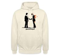 Spreadshirt Pink Floyd Album Cover Und Logo Unisex Hoodie, M, Vanille-Milchshake