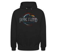 Spreadshirt Pink Floyd Prism Logo Unisex Hoodie, 4XL, Schwarz
