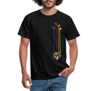 Spreadshirt Rubik's Cube Zauberwürfel Farbeimer Männer T-Shirt, S, Schwarz