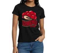 Spreadshirt Schwarzwald Maidle Bollenhut Schwarzwald Geschenk Frauen Frauen T-Shirt, XL, Schwarz
